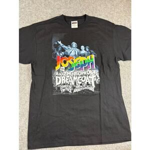 Vintage 90s Joseph Amazing Technicolor Dreamcoat Shirt Mens L Musical Tour Merch